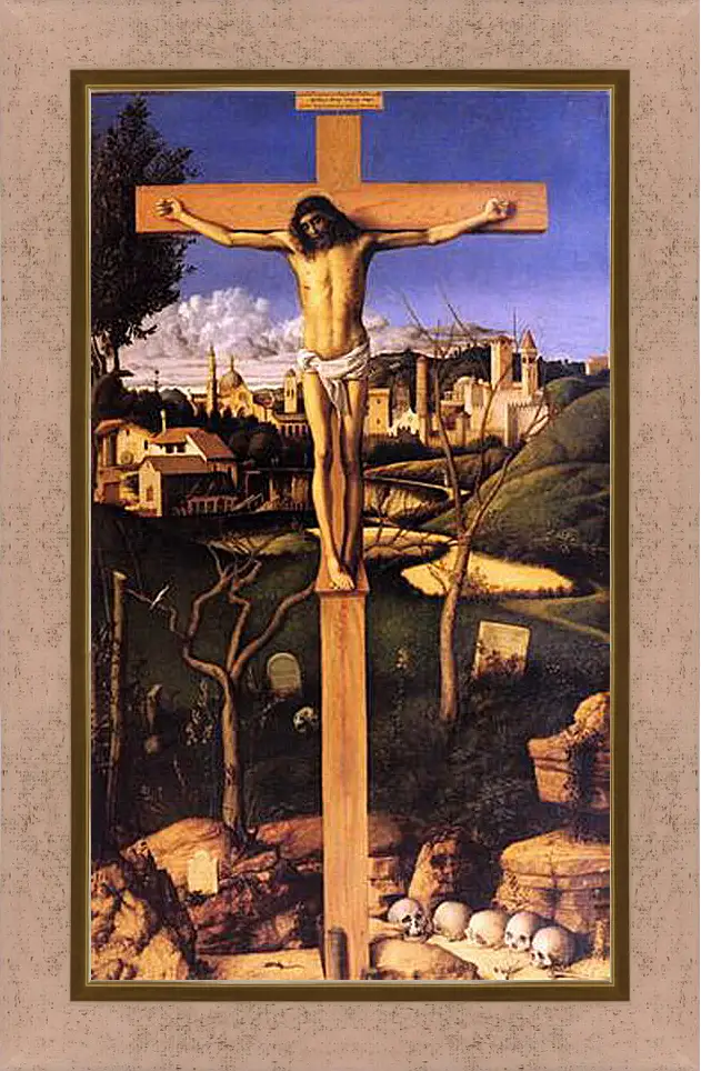 Картина в раме - The Crucifixion. Джованни Беллини
