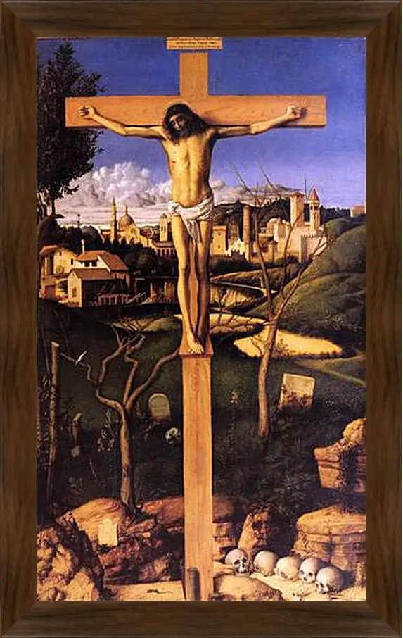 Картина в раме - The Crucifixion. Джованни Беллини