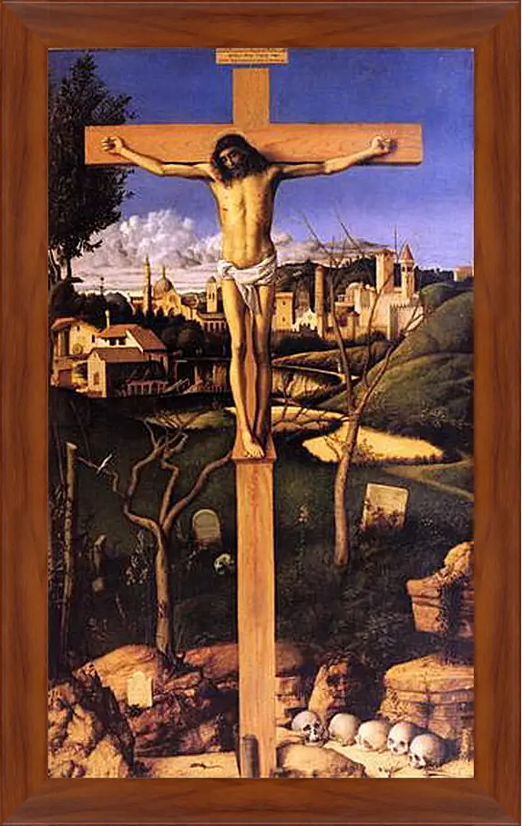 Картина в раме - The Crucifixion. Джованни Беллини