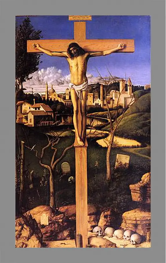 Картина в раме - The Crucifixion. Джованни Беллини
