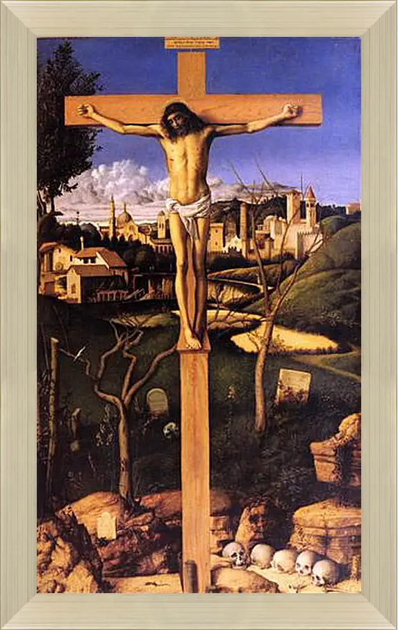 Картина в раме - The Crucifixion. Джованни Беллини