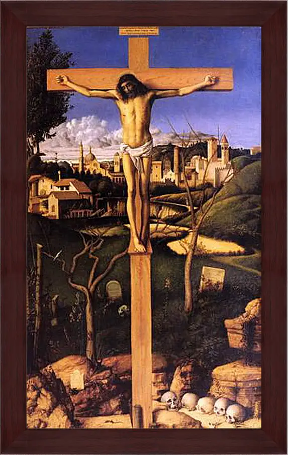 Картина в раме - The Crucifixion. Джованни Беллини