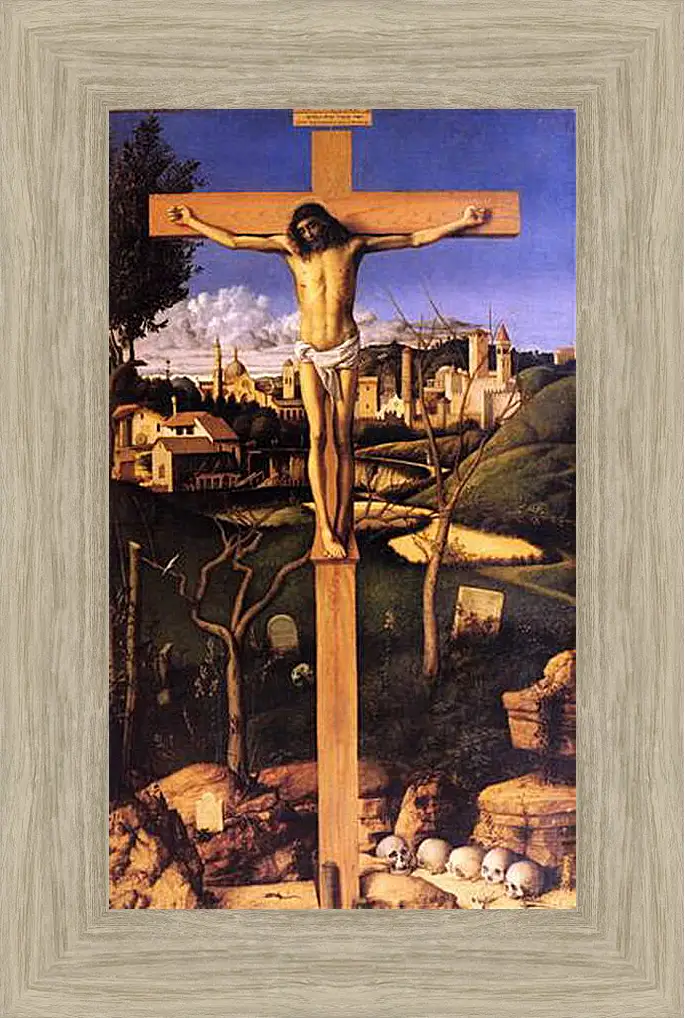 Картина в раме - The Crucifixion. Джованни Беллини