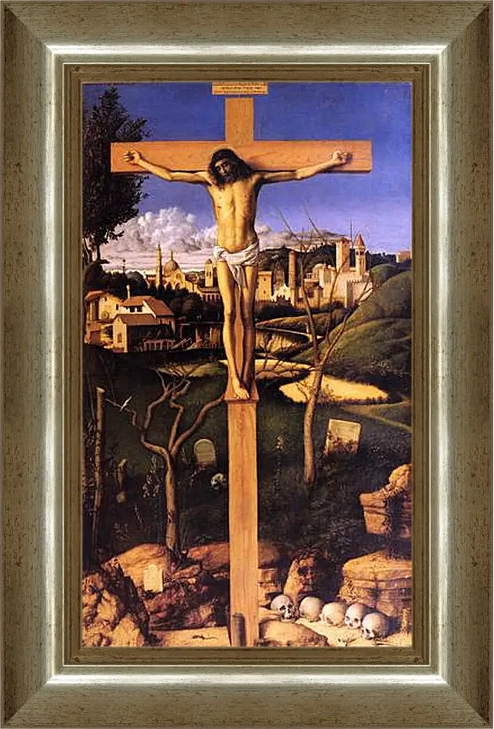 Картина в раме - The Crucifixion. Джованни Беллини
