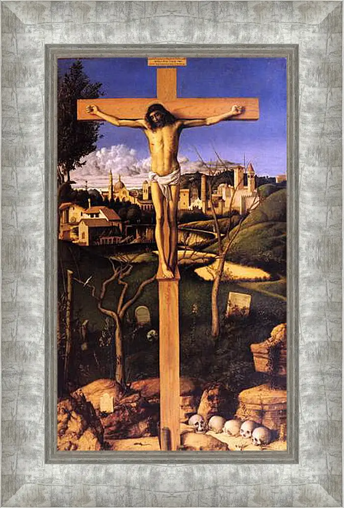 Картина в раме - The Crucifixion. Джованни Беллини
