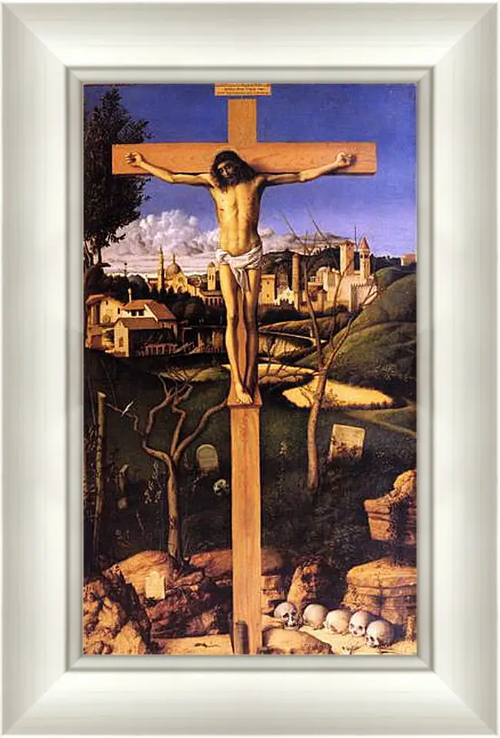 Картина в раме - The Crucifixion. Джованни Беллини