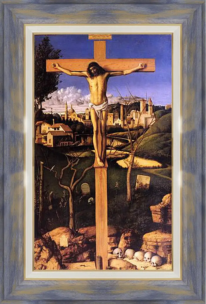 Картина в раме - The Crucifixion. Джованни Беллини