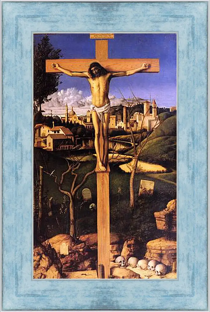 Картина в раме - The Crucifixion. Джованни Беллини