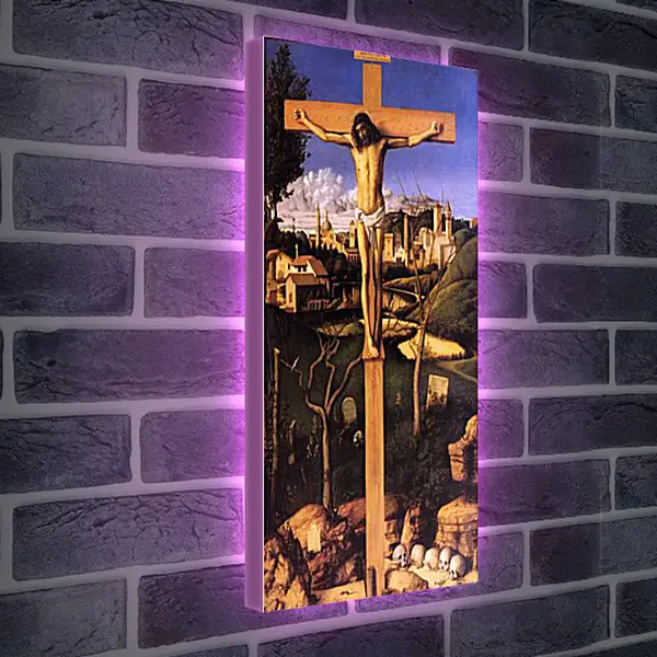 Лайтбокс световая панель - The Crucifixion. Джованни Беллини