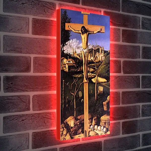 Лайтбокс световая панель - The Crucifixion. Джованни Беллини