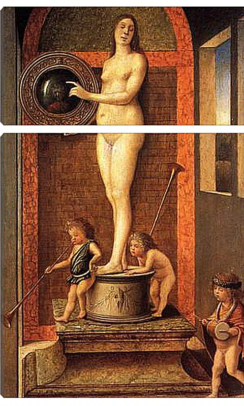 Модульная картина - Allegory of Vanitas. Джованни Беллини
