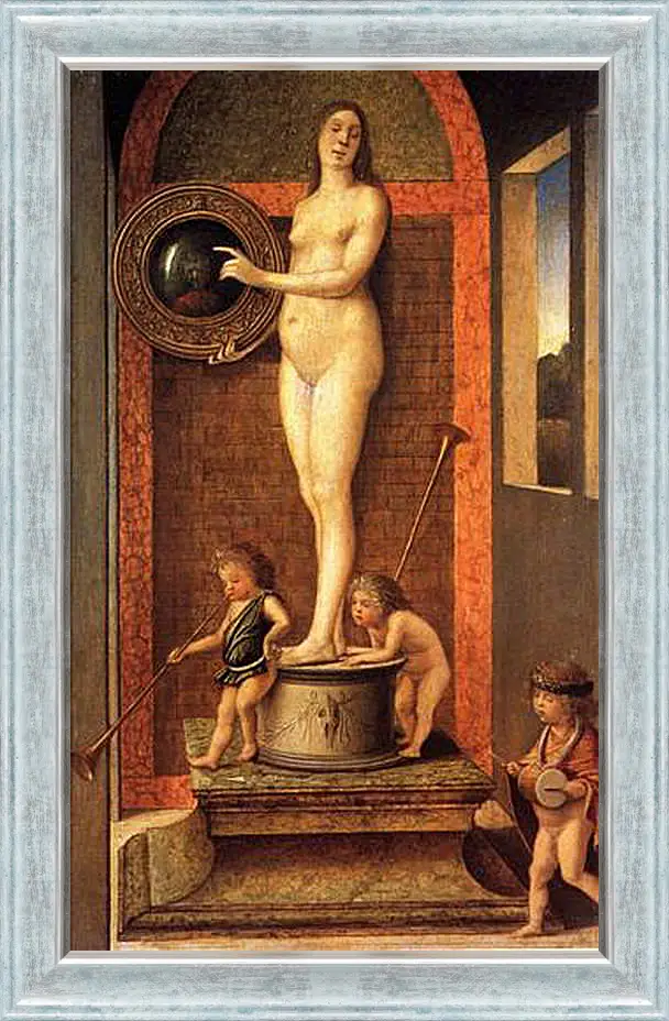 Картина в раме - Allegory of Vanitas. Джованни Беллини