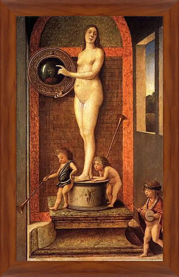 Картина в раме - Allegory of Vanitas. Джованни Беллини