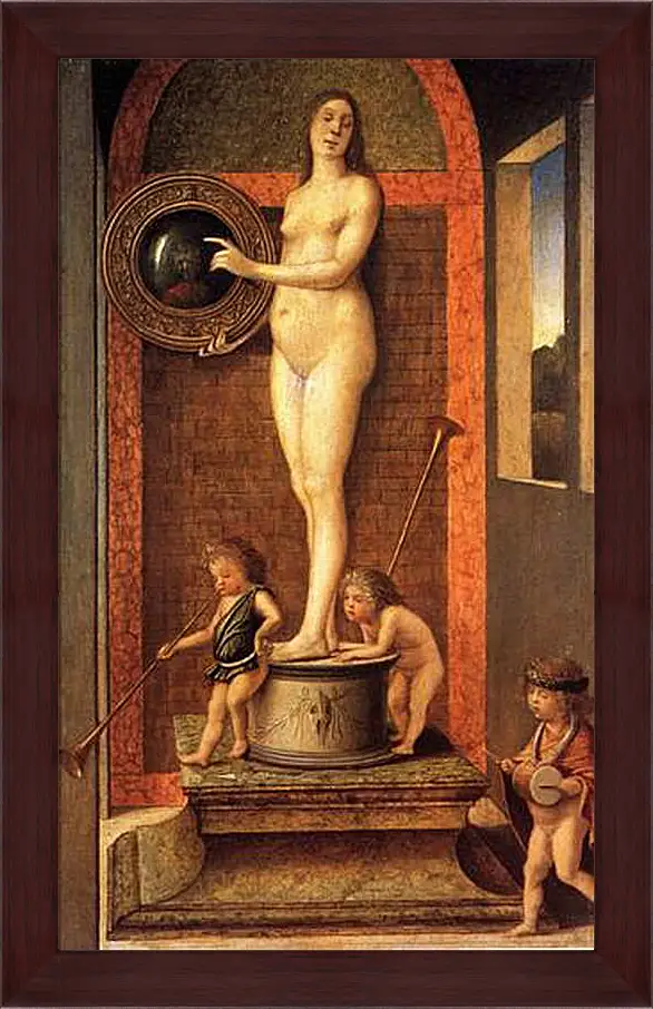 Картина в раме - Allegory of Vanitas. Джованни Беллини