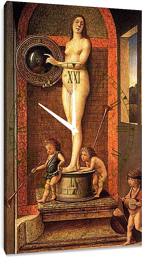 Часы картина - Allegory of Vanitas. Джованни Беллини
