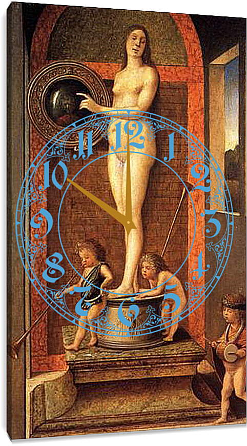Часы картина - Allegory of Vanitas. Джованни Беллини
