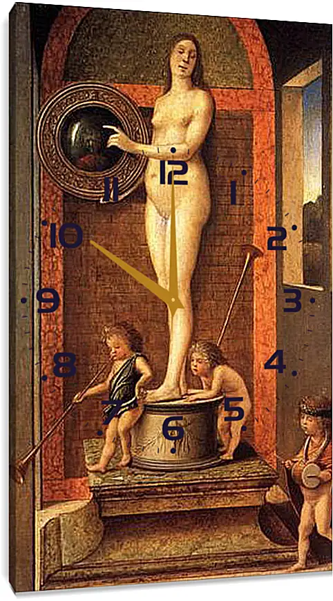 Часы картина - Allegory of Vanitas. Джованни Беллини