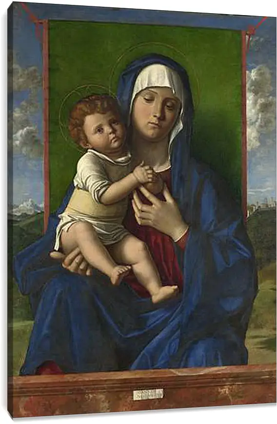 Постер и плакат - The Virgin and Child. Джованни Беллини