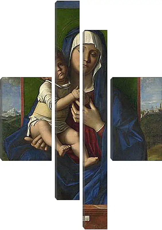 Модульная картина - The Virgin and Child. Джованни Беллини