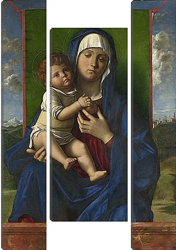 Модульная картина - The Virgin and Child. Джованни Беллини