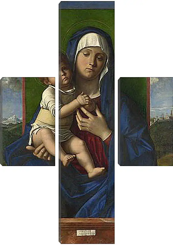 Модульная картина - The Virgin and Child. Джованни Беллини