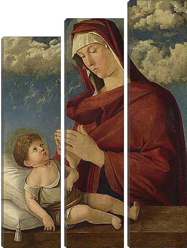 Модульная картина - The Virgin and Child. Джованни Беллини
