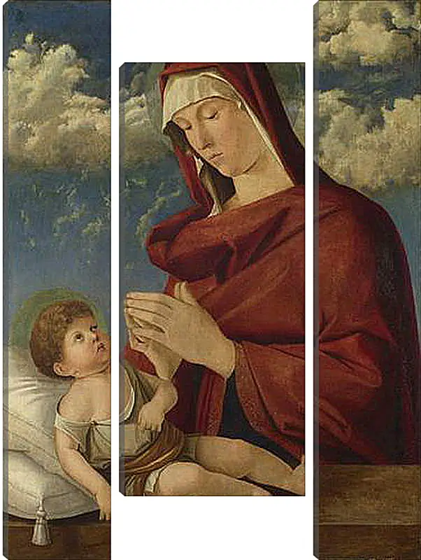 Модульная картина - The Virgin and Child. Джованни Беллини