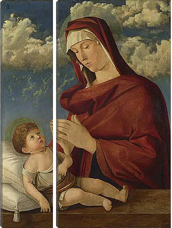 Модульная картина - The Virgin and Child. Джованни Беллини
