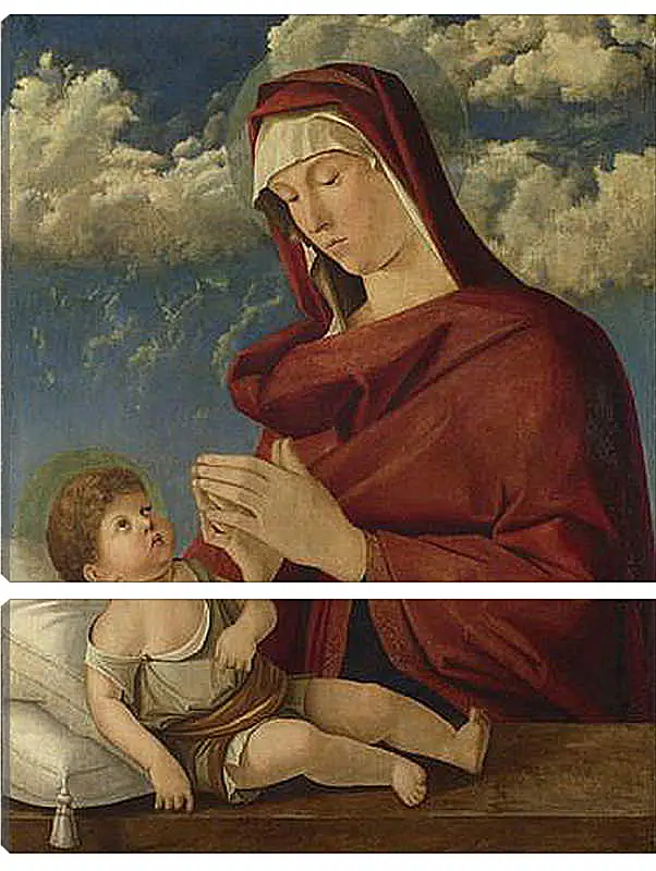 Модульная картина - The Virgin and Child. Джованни Беллини