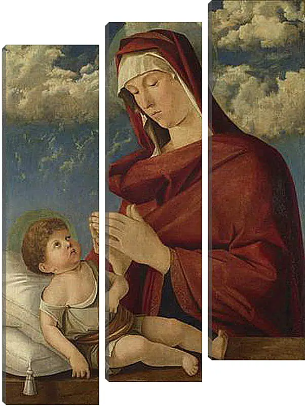 Модульная картина - The Virgin and Child. Джованни Беллини
