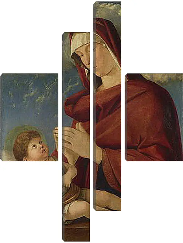 Модульная картина - The Virgin and Child. Джованни Беллини