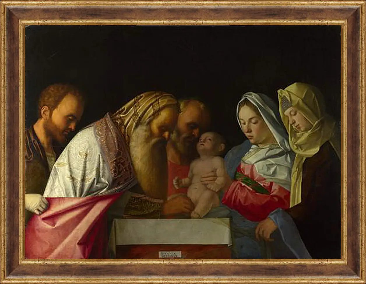Картина в раме - The Circumcision. Джованни Беллини