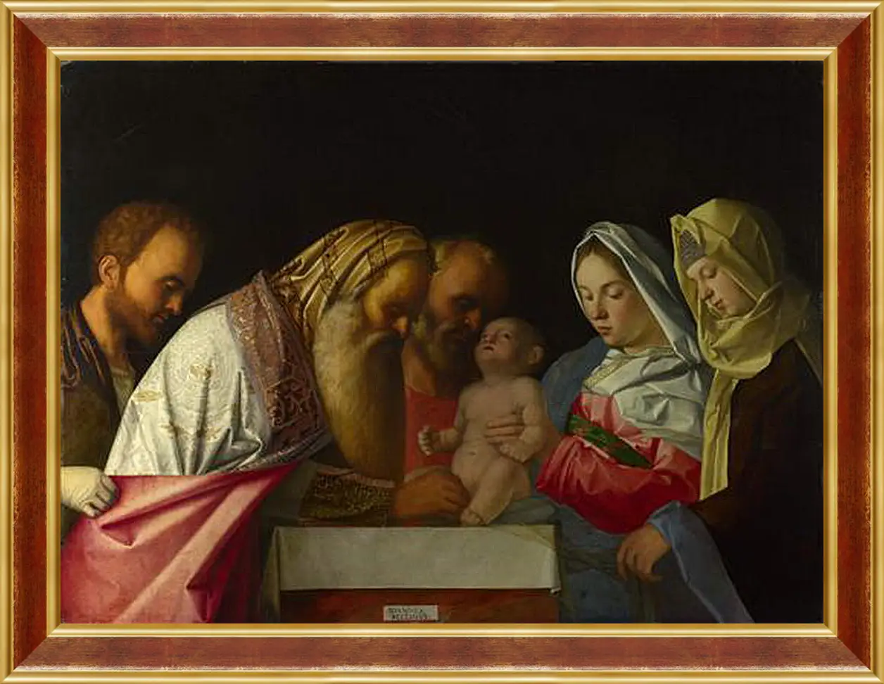 Картина в раме - The Circumcision. Джованни Беллини