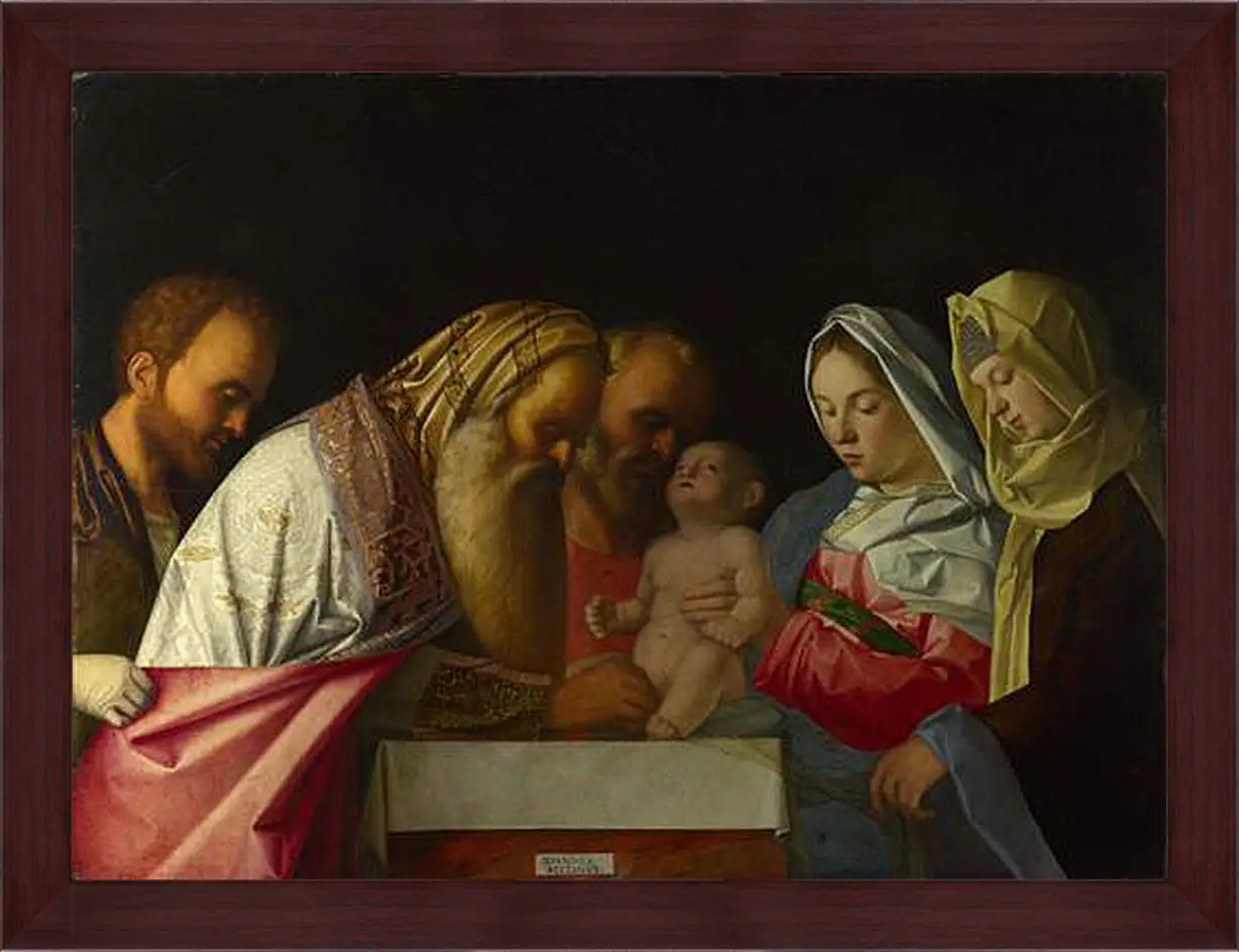 Картина в раме - The Circumcision. Джованни Беллини