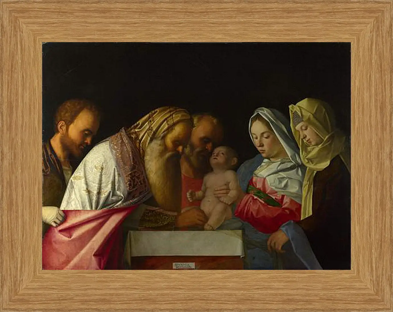 Картина в раме - The Circumcision. Джованни Беллини