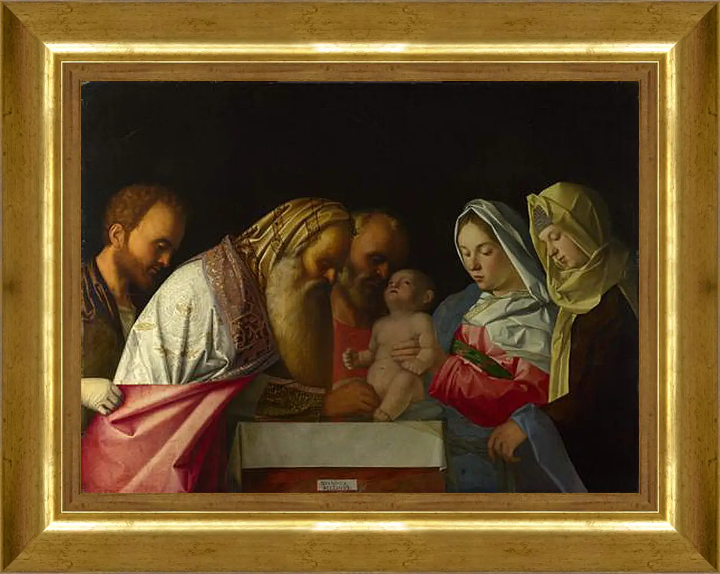 Картина в раме - The Circumcision. Джованни Беллини