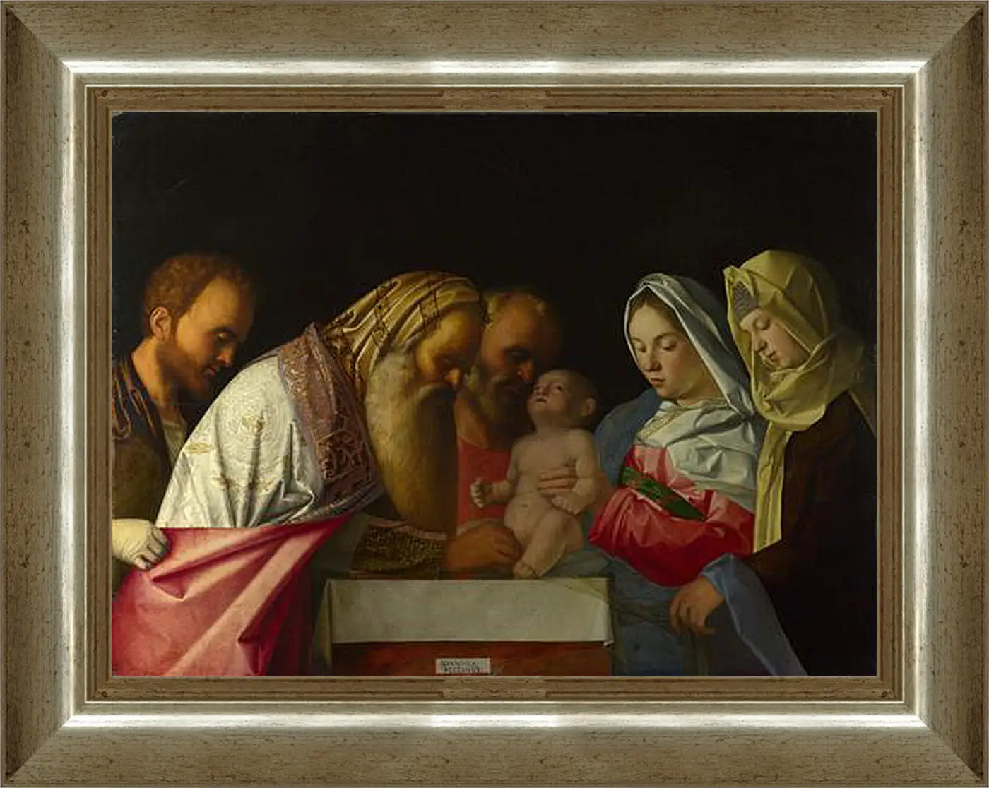 Картина в раме - The Circumcision. Джованни Беллини