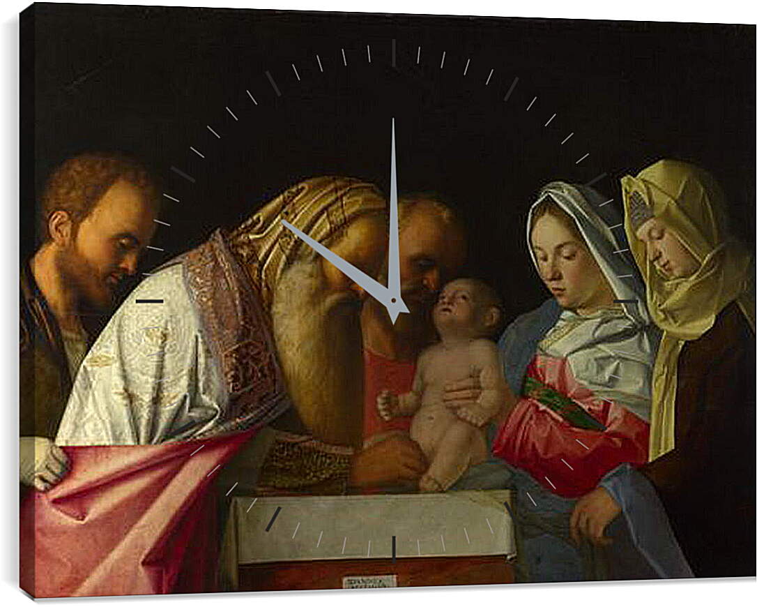 Часы картина - The Circumcision. Джованни Беллини
