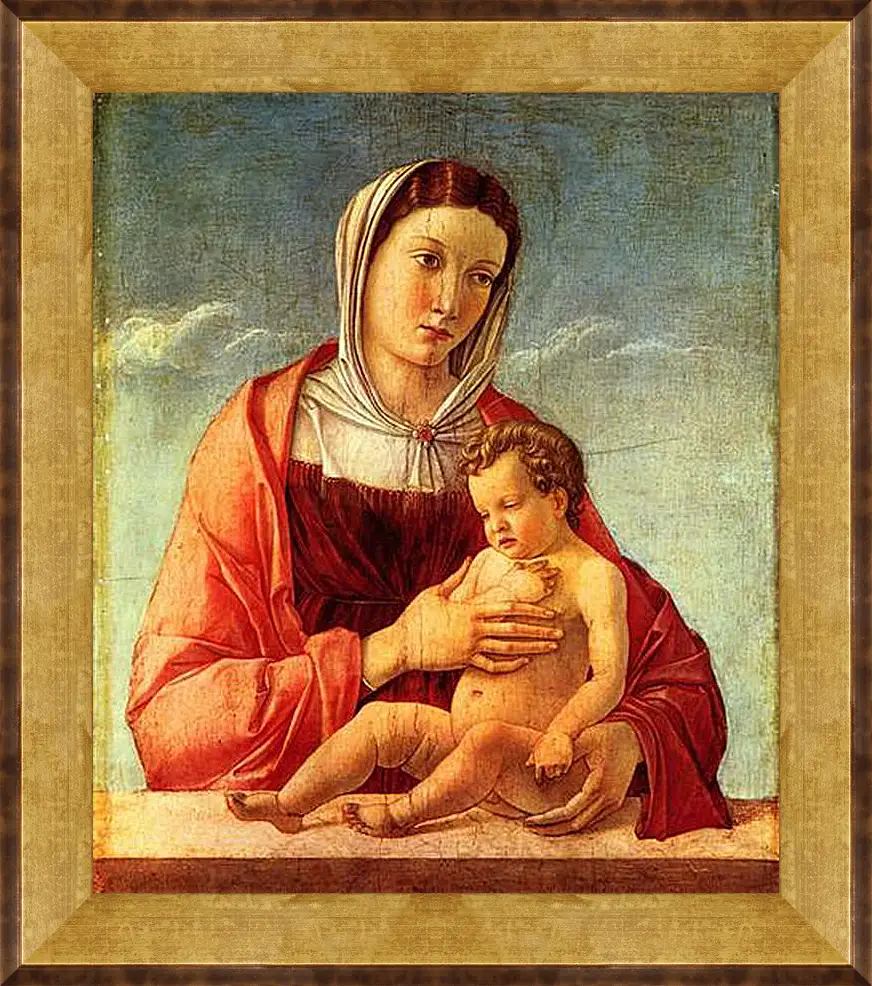 Картина в раме - Madonna. Джованни Беллини