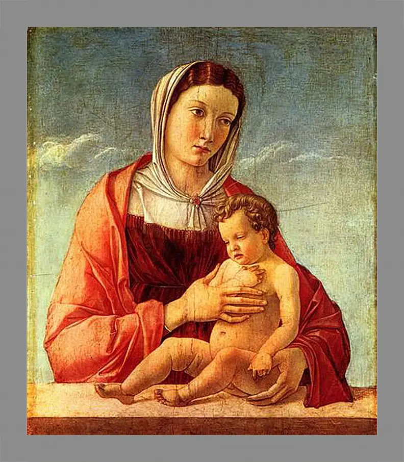 Картина в раме - Madonna. Джованни Беллини