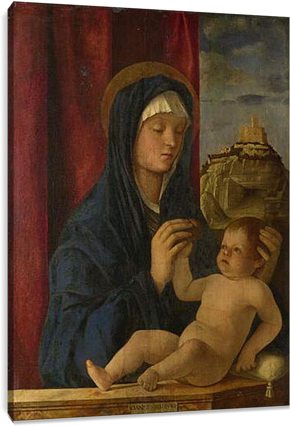 Постер и плакат - The Virgin and Child. Джованни Беллини
