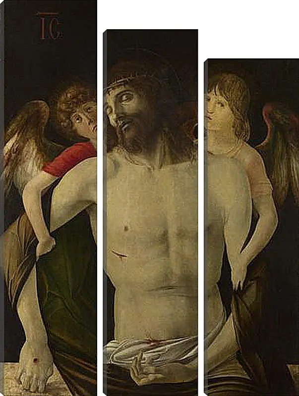 Модульная картина - The Dead Christ supported by Angels. Джованни Беллини