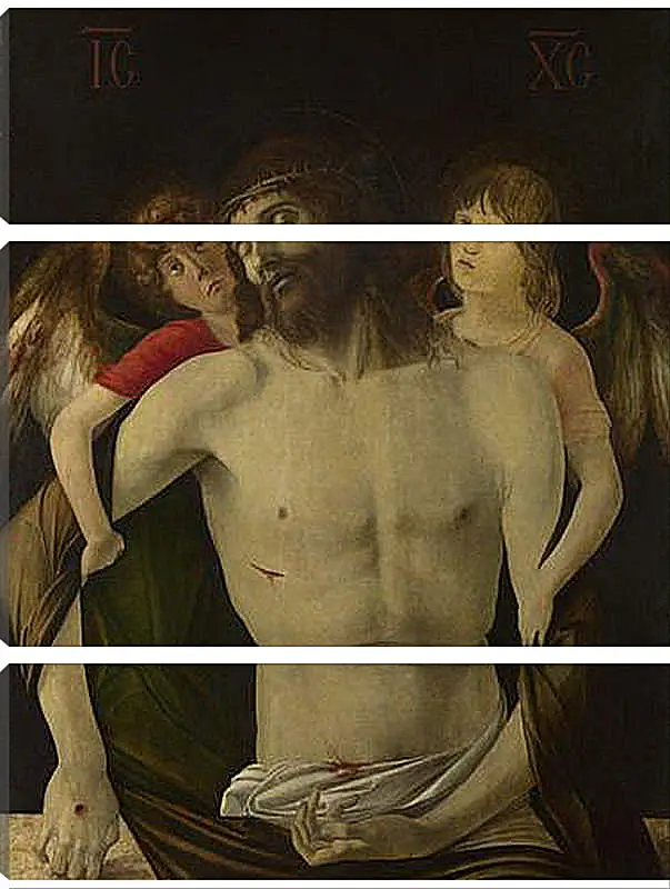 Модульная картина - The Dead Christ supported by Angels. Джованни Беллини