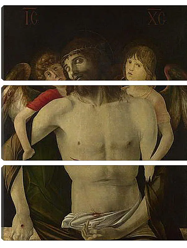 Модульная картина - The Dead Christ supported by Angels. Джованни Беллини