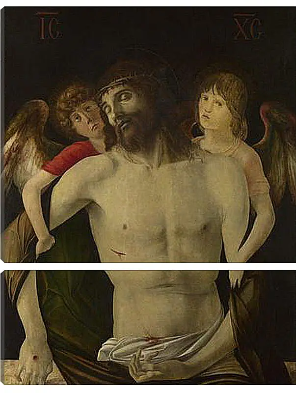 Модульная картина - The Dead Christ supported by Angels. Джованни Беллини