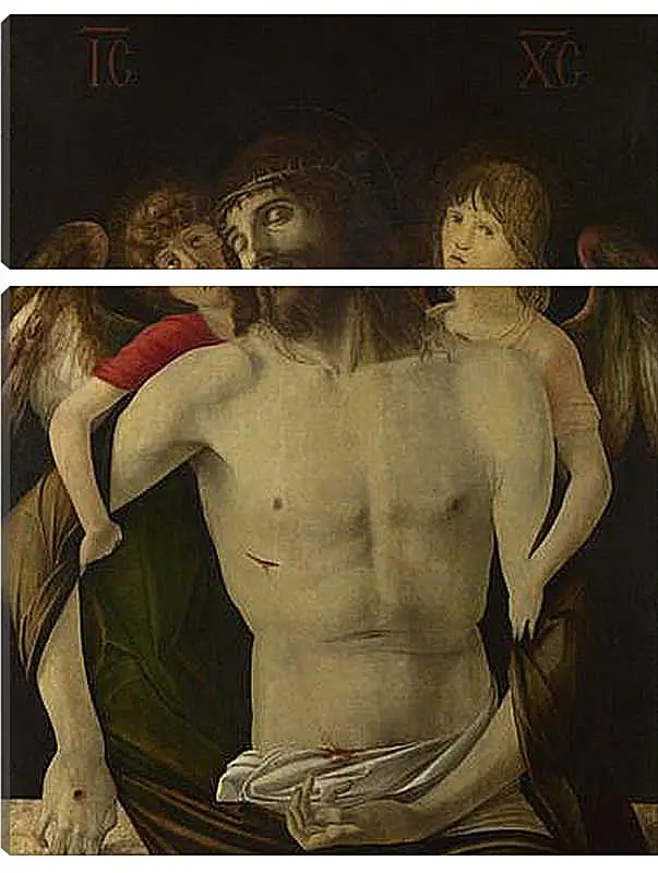 Модульная картина - The Dead Christ supported by Angels. Джованни Беллини