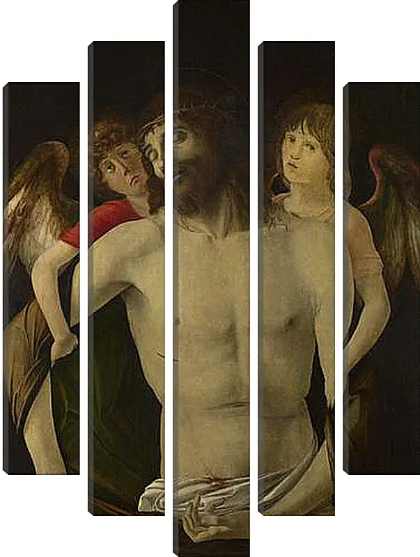Модульная картина - The Dead Christ supported by Angels. Джованни Беллини