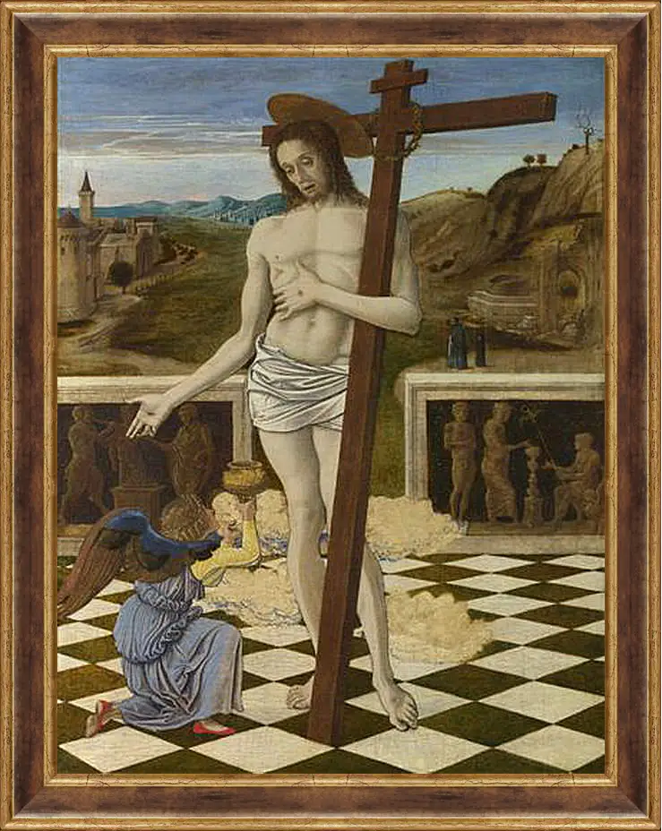 Картина в раме - The Blood of the Redeemer. Джованни Беллини