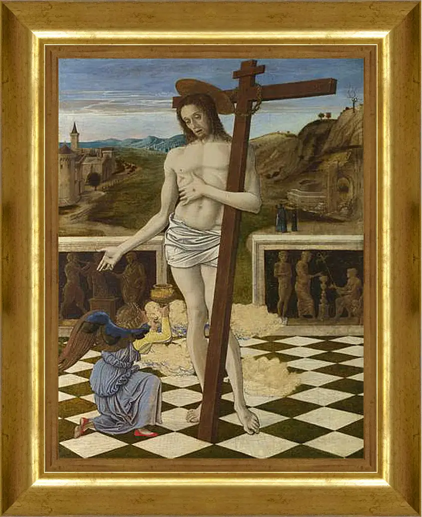 Картина в раме - The Blood of the Redeemer. Джованни Беллини