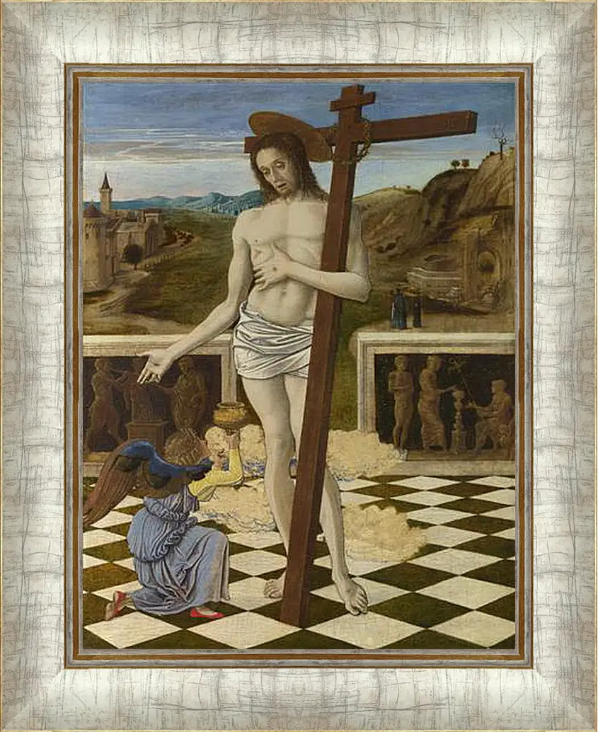 Картина в раме - The Blood of the Redeemer. Джованни Беллини